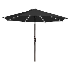 Hyleory 9FT Lighted Market Umbrella for All Seasons/ Size: 91.2" H x 108" W x 108" D - 1 of 4