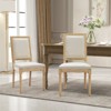 Hrinhom 19.7"W 2 Sets of French-style Leisure Chairs,Dining Chairs,Solid Wood Frames - 2 of 4