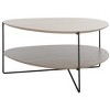 Ami Coffee Table - Light Grey Oak/Black - Safavieh - 3 of 4
