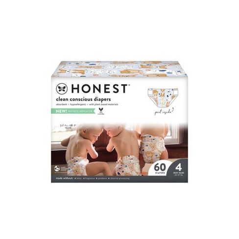 The Honest Company It S A Pawty Disposable Diapers Size 4 60ct Target