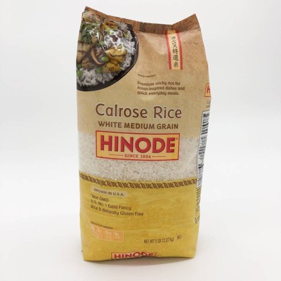 Hinode Medium Grain Calrose White Rice - 5lbs