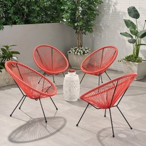 Christopher Knight Home Anson Outdoor Hammock Weave Chairs (Set of 4) - 1 of 4