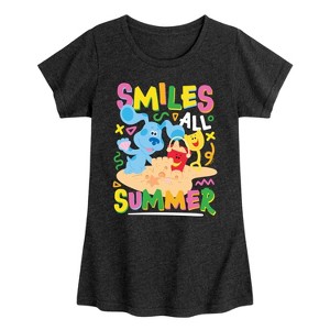 Girls' - Blue's Clues & You! - Smiles All Summer Fitted Short Sleeve Graphic T-Shirt - 1 of 3