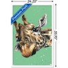 Trends International Snowtap - Giraffe Photobomb Framed Wall Poster Prints - 3 of 4