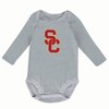 NCAA USC Trojans Boys' 2pk Long Sleeve Bodysuit - 3 of 3