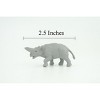 Collectible Wildlife Gifts | Arsinoitherium, Brontotheres, Horned beasts, Realistic, Diorama Figure,  Rubber Model, Gift, 2 1/2 Inches.  SF81 B224 - 2 of 4