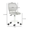 Homy Casa Kids Adjustable Swivel Desk Chair with Padded Seat and Wheels - 3 of 4