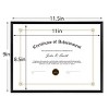 Golden State Art 8.5x11 Diploma Aluminum Picture Frame 0.83 Inch Thickness for 8.5x11 Photo - Pack of 6 - 4 of 4
