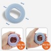 Unique Bargains Adjustable Hand Grip Strengthener Silicone for Men Adult 2 Pcs - 3 of 4