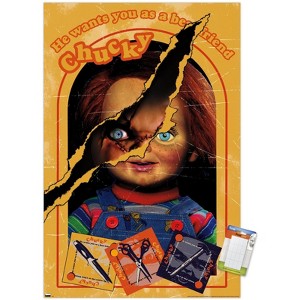 Trends International Chucky: Let's Be Friends - Box Unframed Wall Poster Prints - 1 of 4
