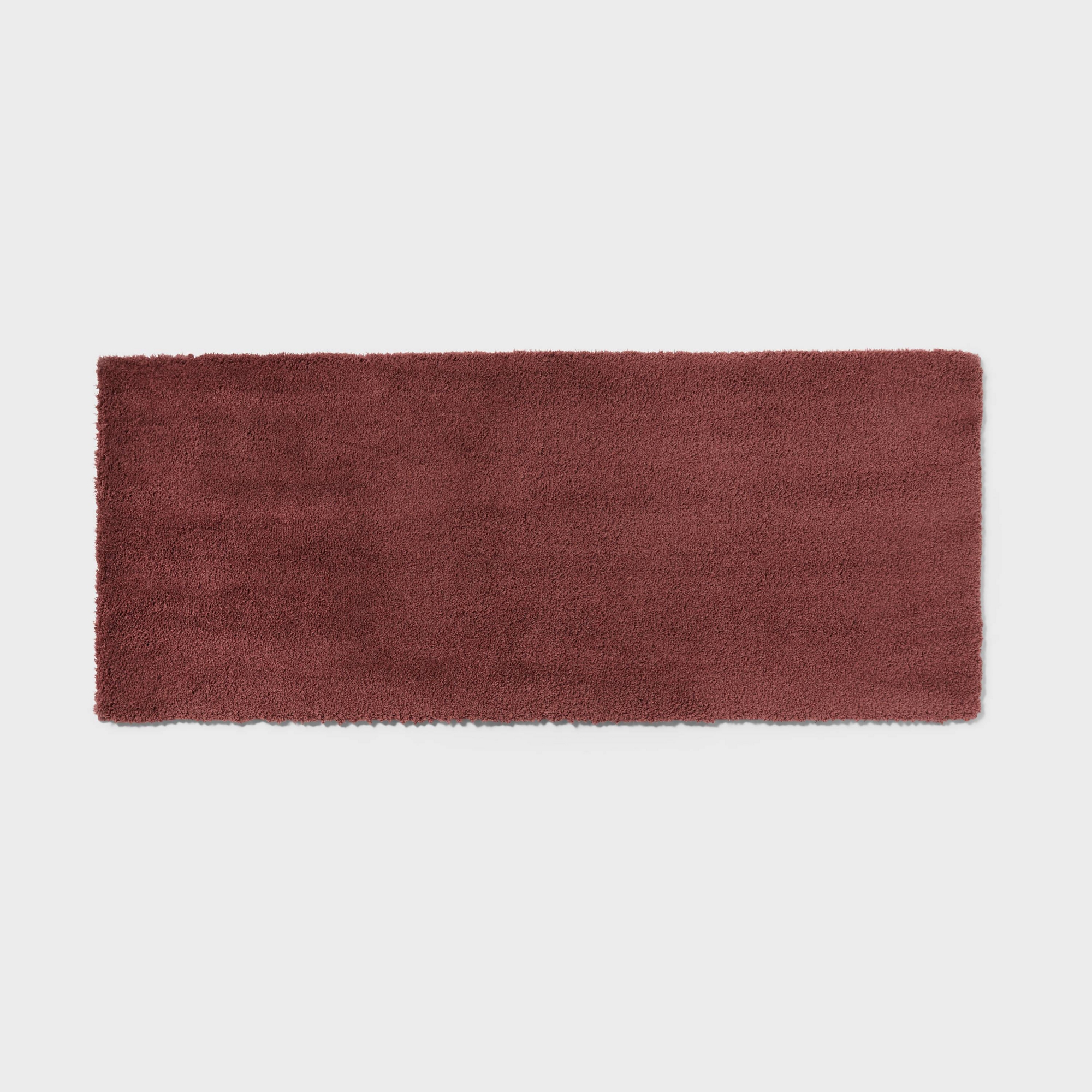 24"x60" Spa Plush Bath Rug Dark Mauve - Threshold™