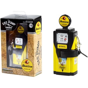 1948 Wayne 100-A Gas Pump "Beeline Gasoline" Yellow and Black "Vintage Gas Pumps" Series 12 1/18 Diecast Model by Greenlight - 1 of 3