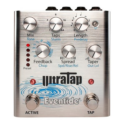 Eventide UltraTap Delay/Reverb Multi-Tap Effects Pedal Silver