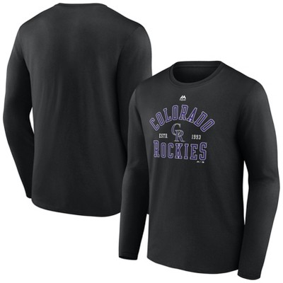 MLB Colorado Rockies Men's Long Sleeve Core T-Shirt