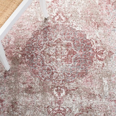 Ethereal Ivory Abstract 4' x 6' Synthetic Area Rug