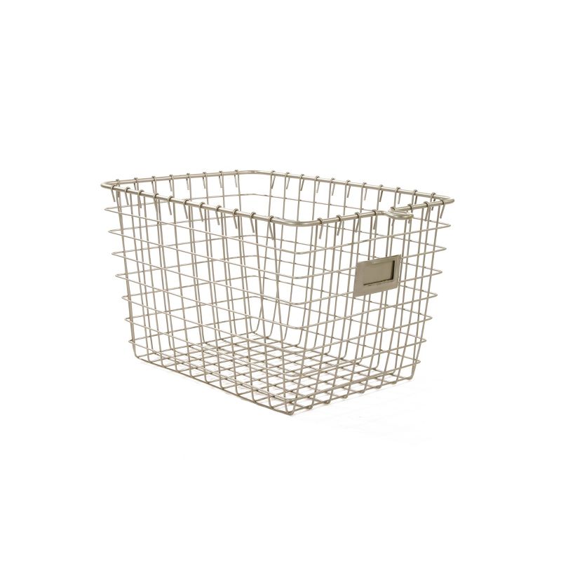 Spectrum Diversified Small Storage Basket Light Silver, 1 of 5