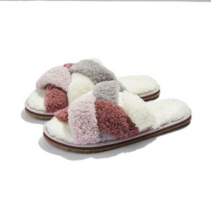 Feelgoodz Women's Multi-Strap Open-Toe Slipper Willow - 1 of 4