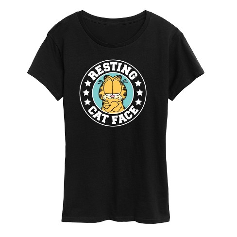 Women's - Garfield - Resting Cat Face Short Sleeve Graphic T-Shirt - image 1 of 4