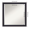 Amanti Art Havana Black Bronze Beveled Framed Bathroom Vanity Wall Mirror - 3 of 4