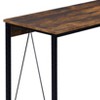 CAVINAS Home Office Desk Modern Writing Desk with V-Shaped Metal Legs and Wooden Desktop for Office, Study - 3 of 4