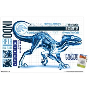 Trends International Jurassic World: Fallen Kingdom - Indo-Raptor Unframed Wall Poster Prints - 1 of 4
