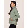 Avalanche Outdoor Quilted Jacket, Soft Jersey Knit Mock Neck Jacket with Pockets - 4 of 4