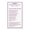 Black Bow Jewelry Rhodium Plated Silver & CZ He Will Wipe Away Our Tears Necklace, 18 In - 2 of 4