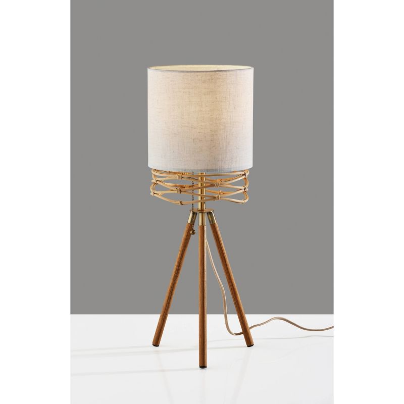 Melanie Table Lamp Natural - Adesso, 1 of 7