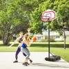 Costway Portable Basketball Hoop Stand Height Adjustable Goal System W/2 Nets Wheels - image 2 of 4