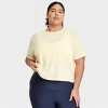 Women's Beyond Ease Crewneck Short Sleeve T-Shirt - All In Motion™ - 3 of 3