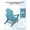 HYLEORY Fixed HDPE Adirondack Chairs - 2 of 4