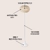 JONATHAN Y Jaemin Modern Coastal Faux Rattan Integrated Indoor/Outdoor LED Solar Powered Floor Lamp - 3 of 4