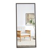 PAGED 71"x31.5" Rectangle Full Length Mirror,4th Generation Leaning Floor Full Body Mirror with Solid Wood Frame,Suitable for Bedroom,Cloakroom - 2 of 4
