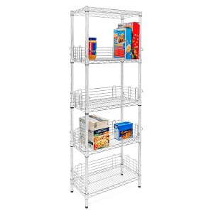 Shelving.com 5-Tier Storage Tower - 12"d x 24"w x 64"h - 1 of 2