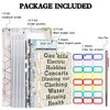 A6 Budget Binder Budget Planner Money Organiser With Zipper Bag Stickers Lightweight Portable Bookkeeping - 2 of 4