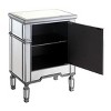 Elegant Lighting 1 Door Cabinet 24 in. x 16 in. x 27 in. in Silver paint - 3 of 4