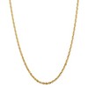 Black Bow Jewelry 4mm 14k Yellow Gold Diamond Cut Light Rope Chain Necklace - 3 of 4