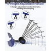 Snow Pusher with Wheels,  5-Position Adjustment Handle Snow Plow, Rolling Shovels for Driveway - 3 of 4