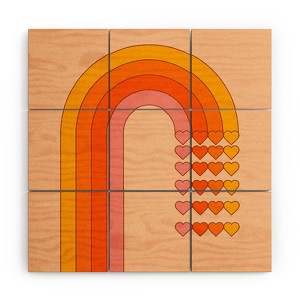 Circa78Designs Sweetheart Rainbow Wood Wall Mural - Society6 - 1 of 2