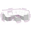 vidaXL Garden Sofa Set Beige Poly Rattan Large Modular Garden Sofa Set - 4 of 4