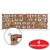 Beistle Wild Wild West Sign Banner, 5' x 21", (2/Pkg) Multicolored - 3 of 4