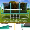 HFYee 1214/8*14FT Round Jump Trampoline Enclosure & Ladder for Backyard Fitness for Ages 8+ - 3 of 4