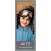 PosterPalooza | Panoramic Textured Blue Picture Frame - UV Acrylic, Foam Board Backing, Hanging Hardware - 2 of 4