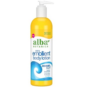 Very Emollient Body Lotion Ocean Surf by Alba Botanica  -  12 oz Liquid - 1 of 2