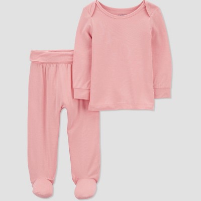 Image of Carter's Just One You®️ Baby Girls' 2pc Top & Bottom Set - Pink 3M
