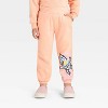 Toddler Girls' 2pc Bluey Halloween Fleece Sweatshirt and Pants Set - Orange - 4 of 4