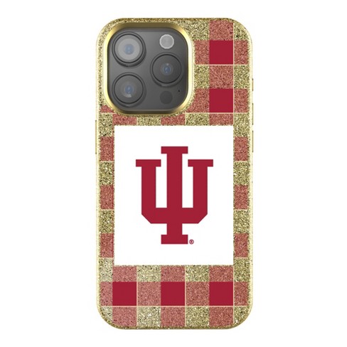 Keyscaper NCAA Plaid Bling Cell Phone Case for iPhone 15 Pro - image 1 of 4