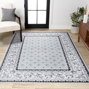 JONATHAN Y Acanthus French Border Area Rug - 1 of 4