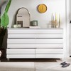 Saracina Home Hooper Transitional Combination Horizontal Dresser Wardrobe White - image 2 of 4