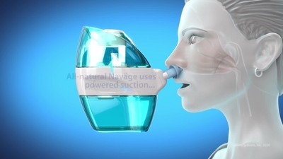 Navage Nasal Care Saline Nasal Irrigation System Nose Cleaner w/ pods